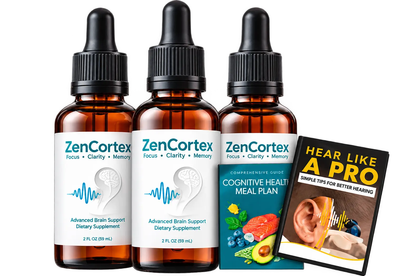 ZenCortex Hearing and Cognitive Wellness Supplement